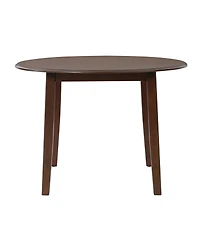 Streamdale Furniture Five Piece Round Dining Set with Four Upholstered Chairs