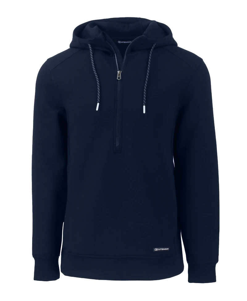 Cutter & Buck Men's Roam Half Zip Mens Long Sleeve Hooded Pullover