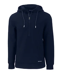 Cutter & Buck Men's Roam Half Zip Mens Long Sleeve Hooded Pullover