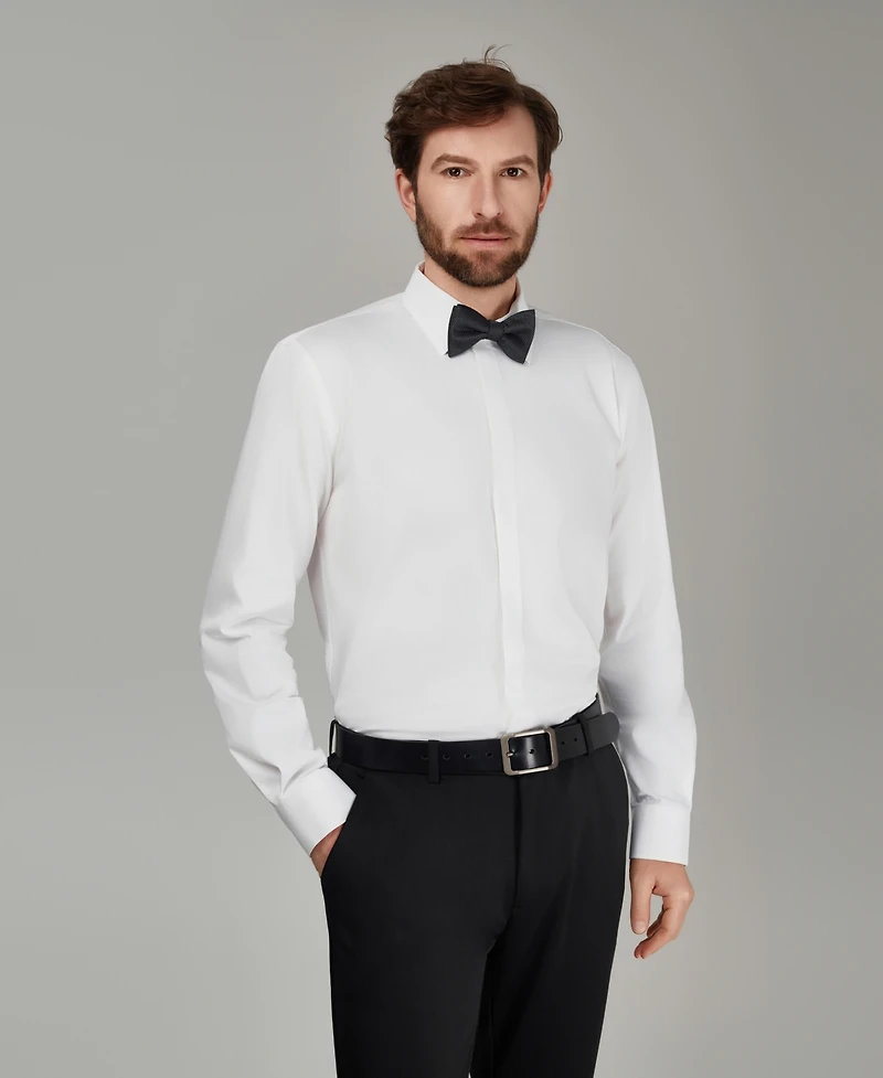 Alfani Men's No Iron Formal Solid Dress Shirt, Macy's Exclusive