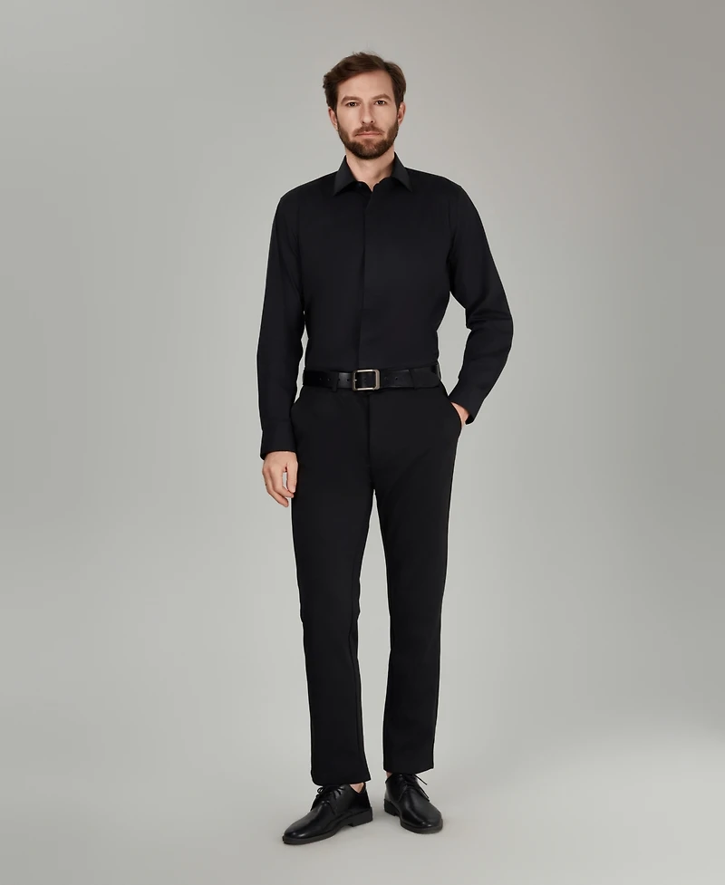 Alfani Men's No Iron Formal Solid Dress Shirt, Macy's Exclusive