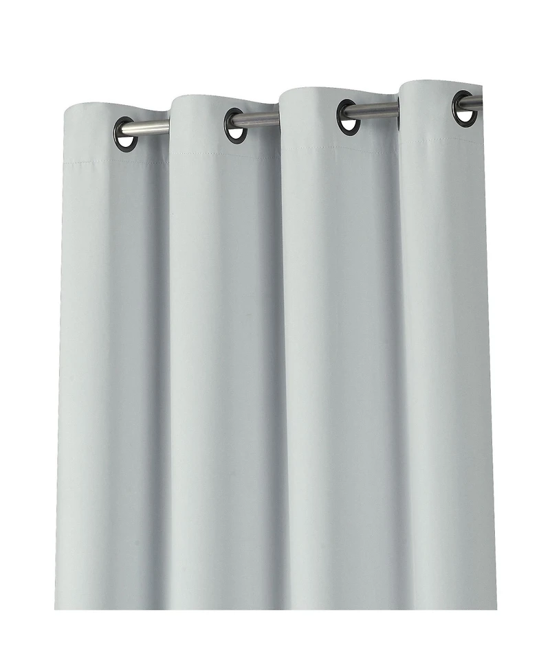 Kate Aurora 2 Piece Soft Cloud Grommet Top Blackout Curtain Panels