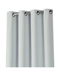 Kate Aurora 2 Piece Soft Cloud Grommet Top Blackout Curtain Panels
