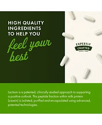 Swanson Women's AntiStress Formula Lactium Helps Reduce Stress, Promotes Relaxation and Sleep Support 60 Capsules, 167 mg, 1 Pack