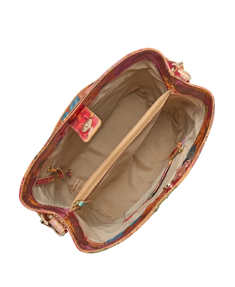 Brahmin Celina Small Leather Bucket Bag