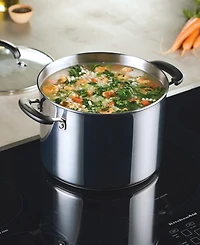 Farberware Brilliance Stainless Steel 8-Qt. Stockpot with Lid