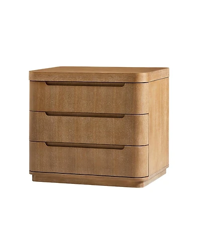 Hulala Home Waynesville Modern 25''W 3-Drawer End Table with Hidden Storage Compartment
