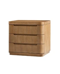 Hulala Home Waynesville Modern 25''W 3-Drawer End Table with Hidden Storage Compartment