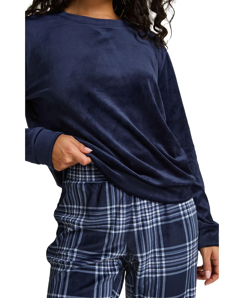 Hunkemoller Women's Velvet Pyjama Set