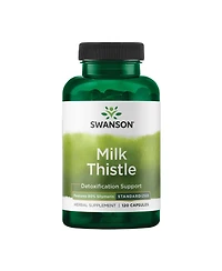 Swanson Milk Thistle Standardized Herbal Liver Support Supplement with Silymarin - Natural Formula for Overall Health and Wellbeing