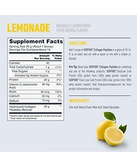 Isopure Collagen, Lemonade, 14 servings