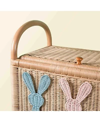 Momiji Anais Handcrafted Rattan Storage Trunk with handles