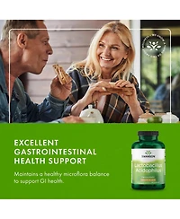 Swanson Lactobacillus Acidophilus Probiotic, Digestive and Gi Tract Health, 1 Billion Cfu per Capsule, Bowel Support, 250 Capsules