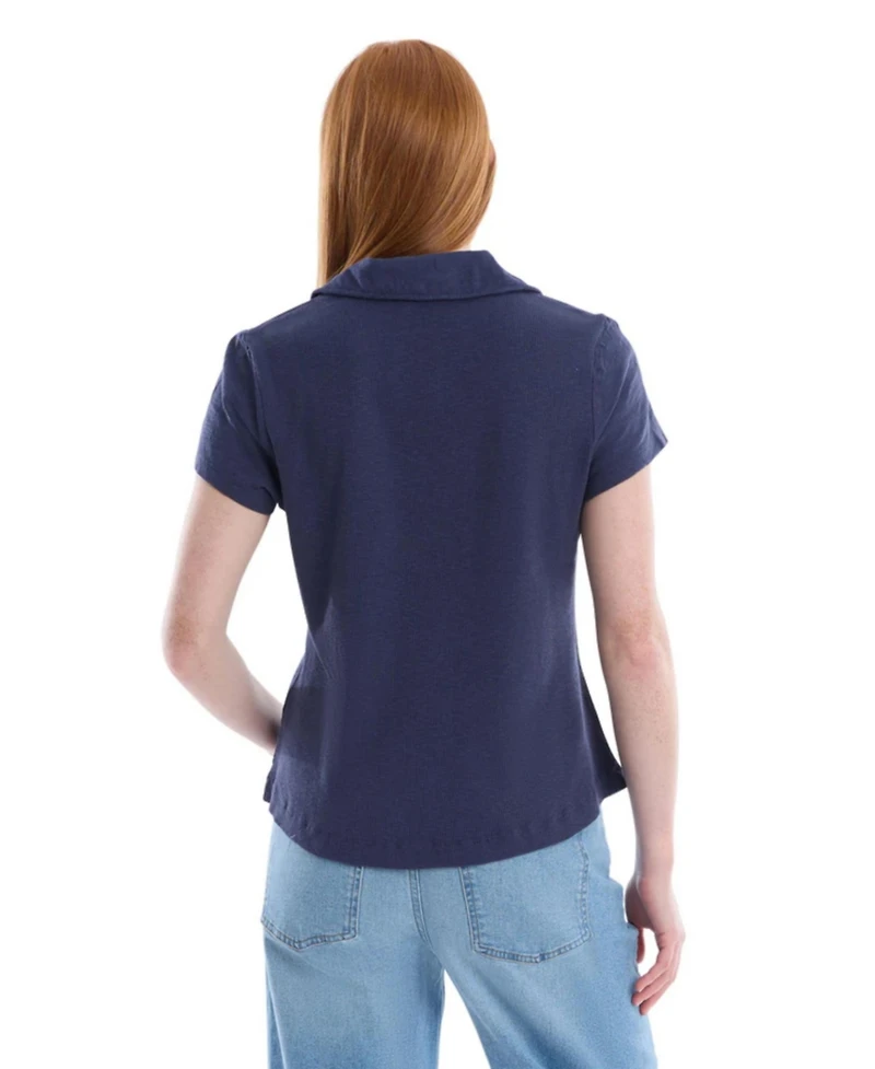 Wilt Women's Clothing Short Sleeve Polo Tee