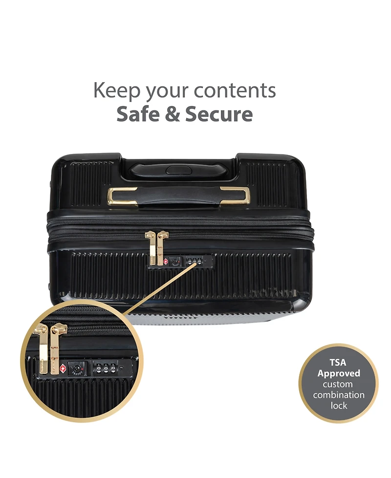 3-Piece Luxe Hardside Luggage Set