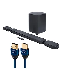 Jbl Bar 1000 MK2 7.1.4 Channel Soundbar System and AudioQuest Sky 3m Hdmi Cable