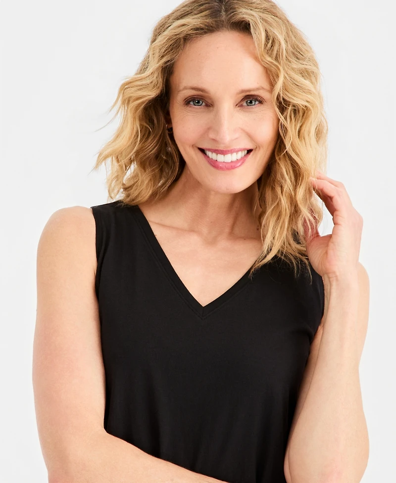 Style & Co Women's V-Neck Tank Top, Macy's Exclusive