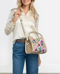 American Leather Co. Auburn Novelty Triple Entry Convertible Crossbody