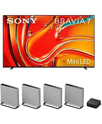 Sony K85XR70 85" 4K Bravia Lcd Mini Led Full Array Hdr Google Tv with a Sony Ht-A9M2 4.0.4 Ch Bravia Soundbar (2024)