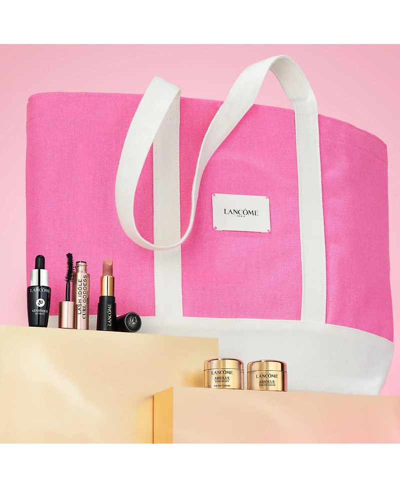 Free Lancome 6-Pc. Gift with any $75 Purchase. Total Value up to $134!