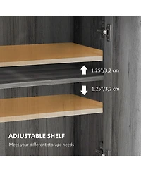 Homcom Farmhouse Storage Cabinet with Drawer and Doors