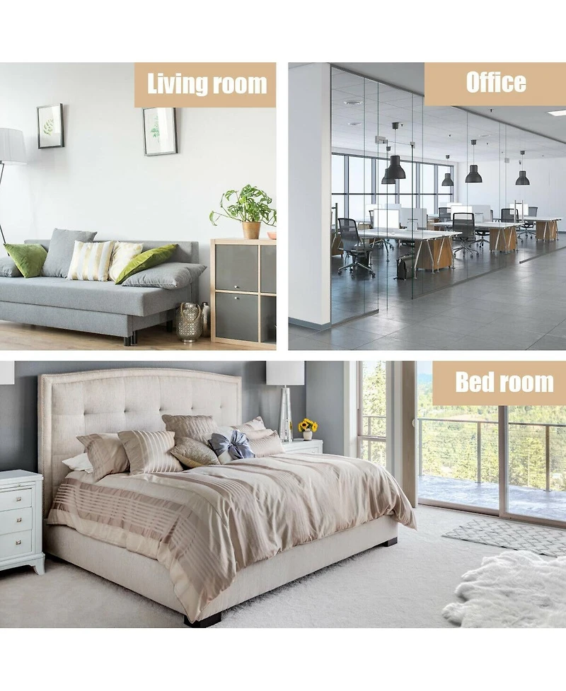 Gouun 3-Tier Narrow End Table with Drawer and Open Shelves, 24 x 12 x 24.5 in