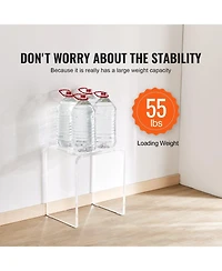 Gouun Acrylic C-Shaped End Tables Set of 2 Lucite