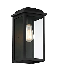 John Timberland Eastcrest Modern Outdoor Wall Light Fixture Textured Clear Glass Panels for Post Exterior Barn Deck House Porch Yard Patio