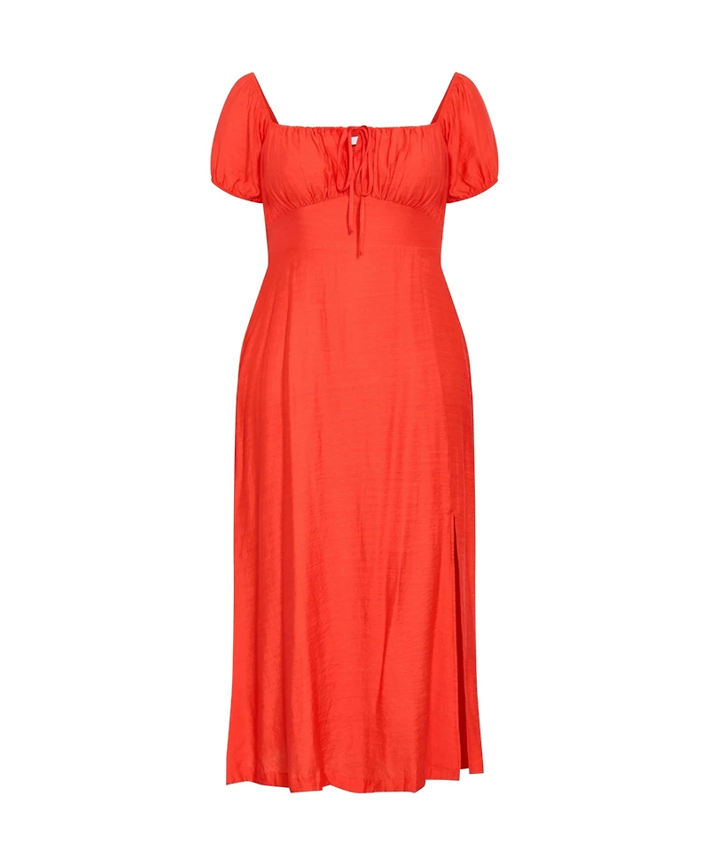 City Chic Women's Abbigail Split Maxi Dress