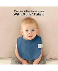 KeaBabies 8pk Quin Baby Bibs for Drooling and Teething, Cotton Drool Bibs, Newborn Boys, Girls
