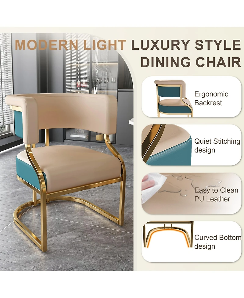 Rainsken Modern Dining Chairs Set of 2