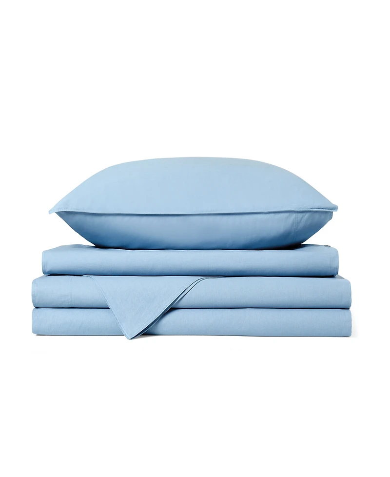 Dkny Vintage Washed Cotton 4-Pc. Sheet Set