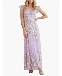 Needle & Thread Women's Ethereal Blooms Short Sleeve Ankle Gown