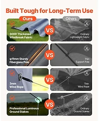 Gouun Pop Up 6-Sided Gazebo Screen Tent 12x12 ft with Removable Top, Carry Bag and Mosquito Netting