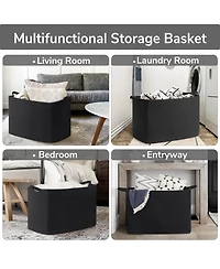 Gnuadz Woven Rope Storage Basket Rectangle