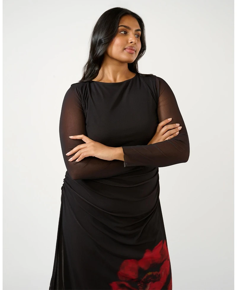Estelle Women's Raya Asymm Mesh Dress