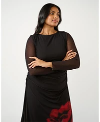 Estelle Women's Raya Asymm Mesh Dress