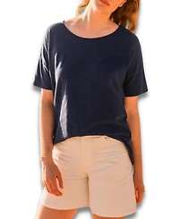 Celtic & Co. Women's Round Neck Boxy Fit T-Shirt