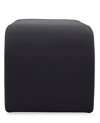 Furniture Clarie Leather Ottoman