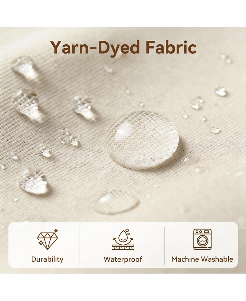 Tribesigns Outdoor Rocking Chair with Cushions, Patio Steel Frame and Olefin Fabric Seat