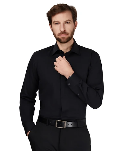Alfani Men's Slim-Fit Spread-Collar Shirt, Macy's Exclusive