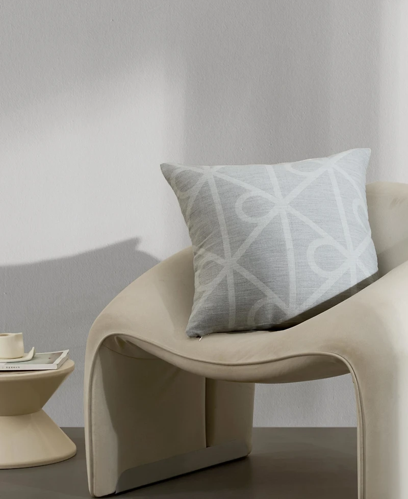 Calvin Klein Emblem Decorative Pillow, 20" x 20"