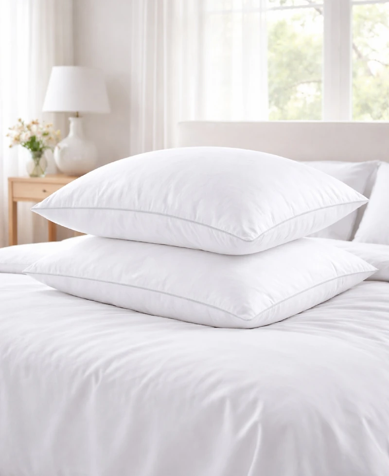 Charisma High-Lofting Swiss Dot Embossed 2-Pack Pillow Set, Standard/Queen