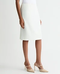 Kasper Women's Pebble Crepe Pencil Skirt