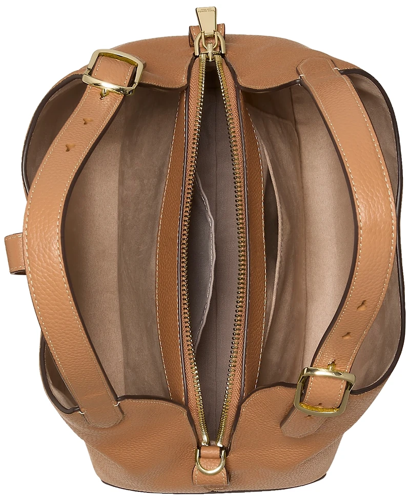 Kate Spade New York Deco Small Pebbled Leather Crossbody Tote Bag