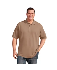 KingSize Big & Tall Ribbed Polo