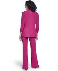 Karl Lagerfeld Paris Women's Long-Sleeve Shoulder Padded Jacket