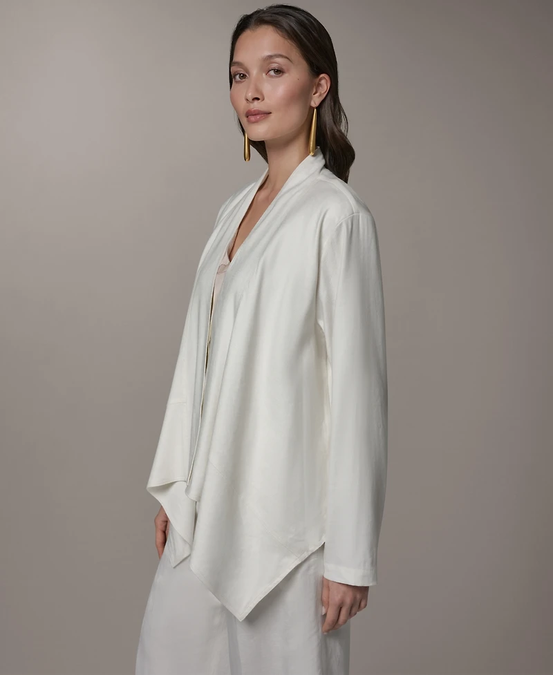 Donna Karan New York Women's Drape Front Jacket