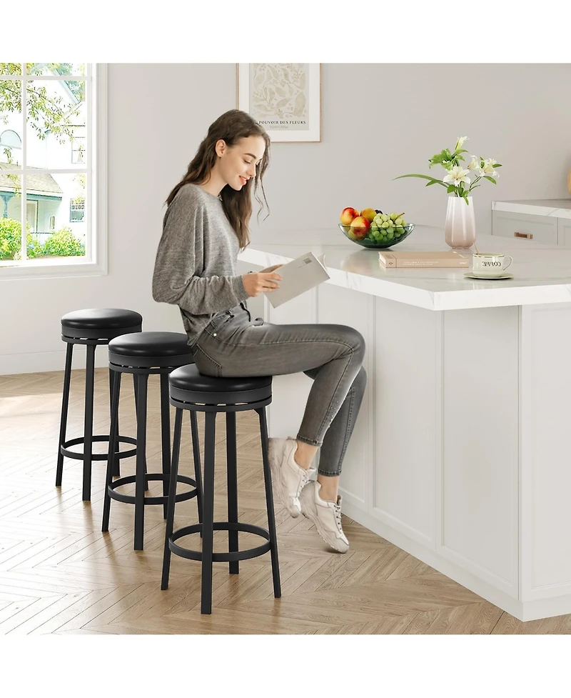 gaomon Swivel Bar Stools Set of 2