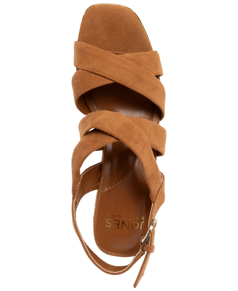 Jones New York Women's Harila Strappy Espadrille Wedge Sandals